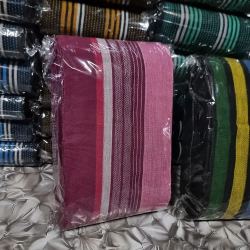 20251116_174957 Premium Handwoven baby Pink & Magenta Aso-oke