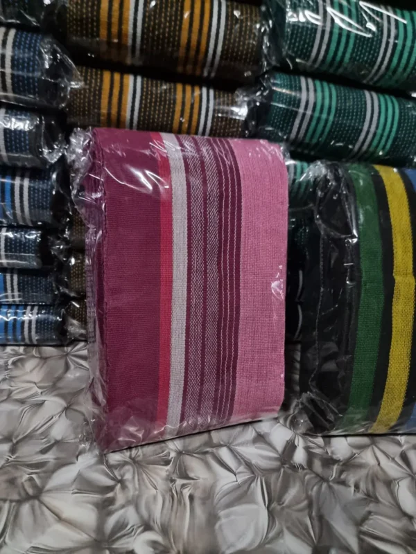 20251116_174957 Premium Handwoven baby Pink & Magenta Aso-oke