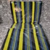 20251217_172657 Premium Handwoven Aso-oke – Black, Blue & Yellow Stripe