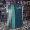 20260125_192524 Premium Handwoven Teal, Mint green and Cream Stripes Aso-oke