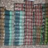 20260208_172106 Premium Handwoven Aso-Oke – White, Red & Black Stripe