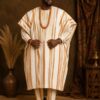 89f0aee0-e5f3-47fd-a8c4-68d57b0e6ade Premium Handwoven Aso-oke – White and Golden