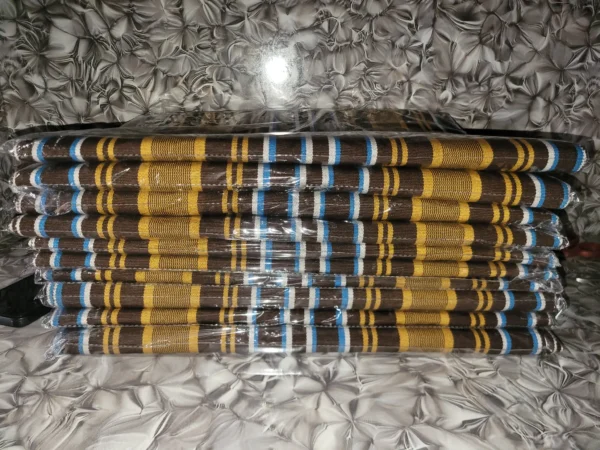 collection 3 Luxury Brown & Gold Premium Aso-oke