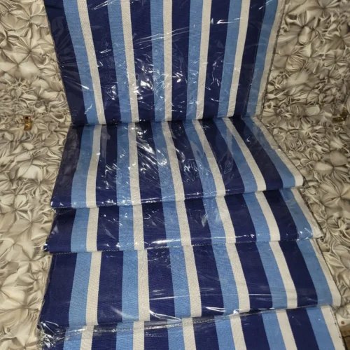 loom2 Premium Handwoven Aso-oke – Royal Blue, Sky blue, and White