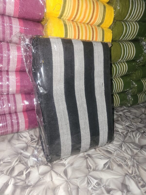 20260412_155425 Premium black & White handwoven Aso-Oke