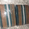 20260522_191718 Premium Handwoven Aso-Oke – Emirald Green, Orange & White Stripe