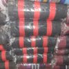 Premium Black & Red Handwoven Aso-Oke