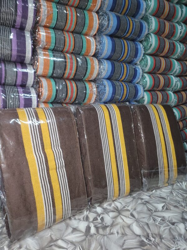 20260607_192653 Premium Brown & Gold Handwoven Aso-Oke
