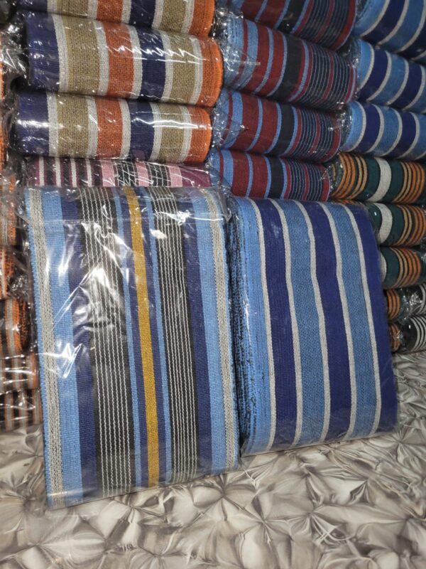 Premium Royal Blue Handwoven Aso-Oke