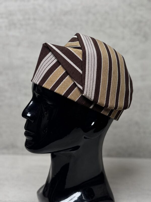 Coffee Brown Heritage Prestige Aso-Oke