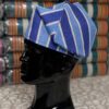 Premium Royal Blue Handwoven Aso-Oke