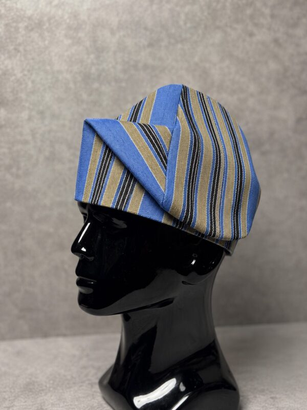 Sky Blue Royal Stripe Handwoven Aso-Oke